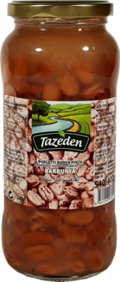 TAZEDEN KAHVERENGI FASULYE HASLAMA 12X570 GR