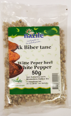 NAZILE AK BIBER TANE 15X50 GR POSET