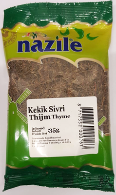 NAZILE KEKIK SIVRI 15X35 GR POSET