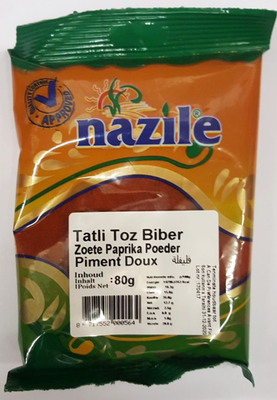 NAZILE PAPRIKA POEDER ZOET 15X80 GR