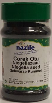 NAZILE ZWARTE KOMIJN 10X180 GR PET