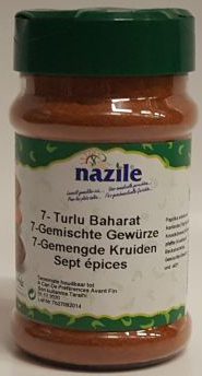 NAZILE YEDI TURLU BAHARAT 10X140 GR PET