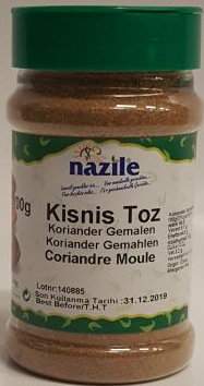 NAZILE KORIANDER GEMALEN 10X120 GR PET