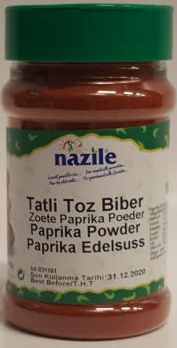 NAZILE TATLI TOZ BIBER 10X180 GR PET