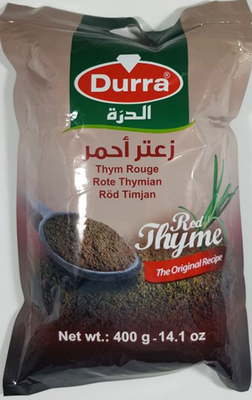 DURRA ZAHTAR KRUIDEN ROOD 12X400 GR