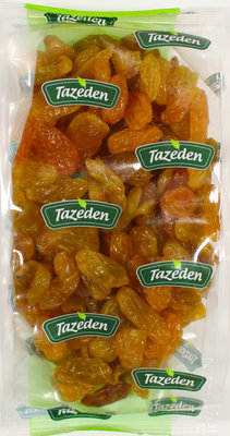 TAZEDEN ROZIJNEN GEEL JUMBO 15X300 GR